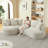 Curved L-Shape Sectional Oversized Sofa-229421131