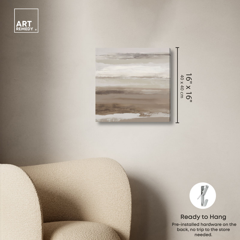 «Sandstone Vista IV», impression sur toile par Art Remedy, tendue sur châssis, 16 x 16, 16"H x 16"W, Gallery Wrapped