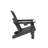 Folding Gray Chair, Dual Cup Holder, Tall And Lively Seat For Outdoor Relaxation Chair In Gray, Weather With Holder Stylish-1119501961