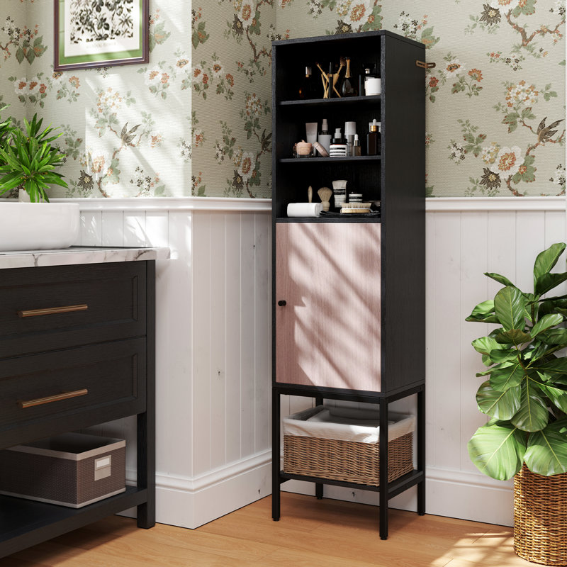 Sidny Bathroom Cabinet, Black