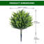 Topiaire artificiel avec épi de sol, plante topiaire de cyprès artificiel avec piquet de sol pour décoration intérieure et extérieure, ensemble de 2/4-605138445