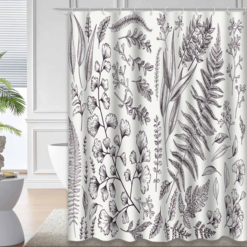 Rideau de douche Eucalyptus, L 72 po x l 72 po