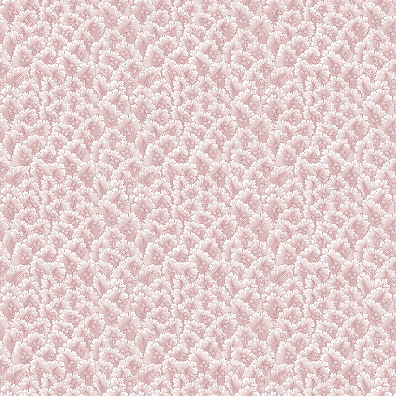 Secret Garden Floral Wallpaper Roll, Rosa