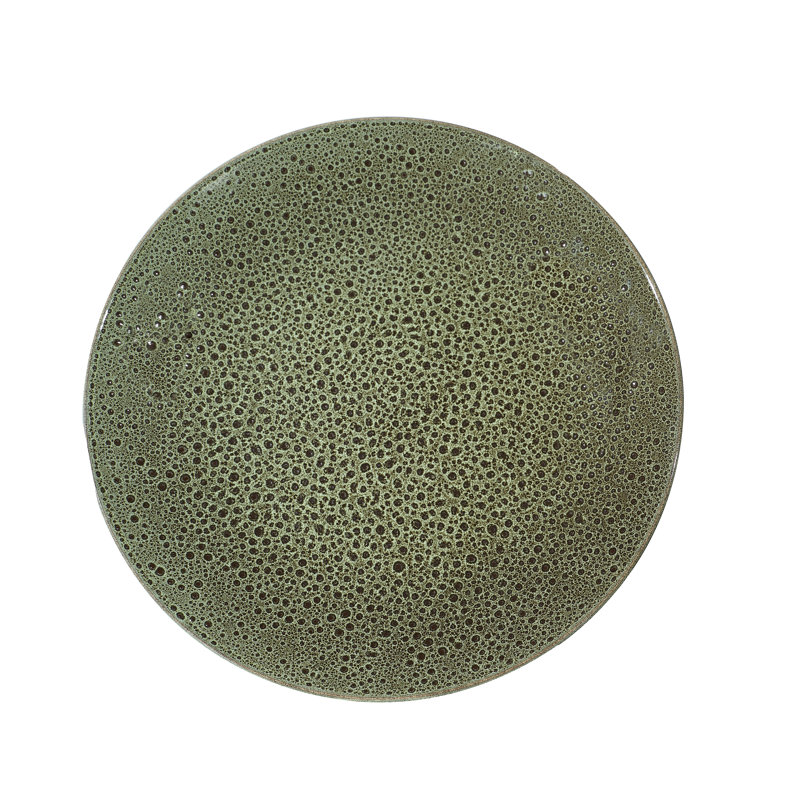 Red Vanilla Organic Art Platter, Green
