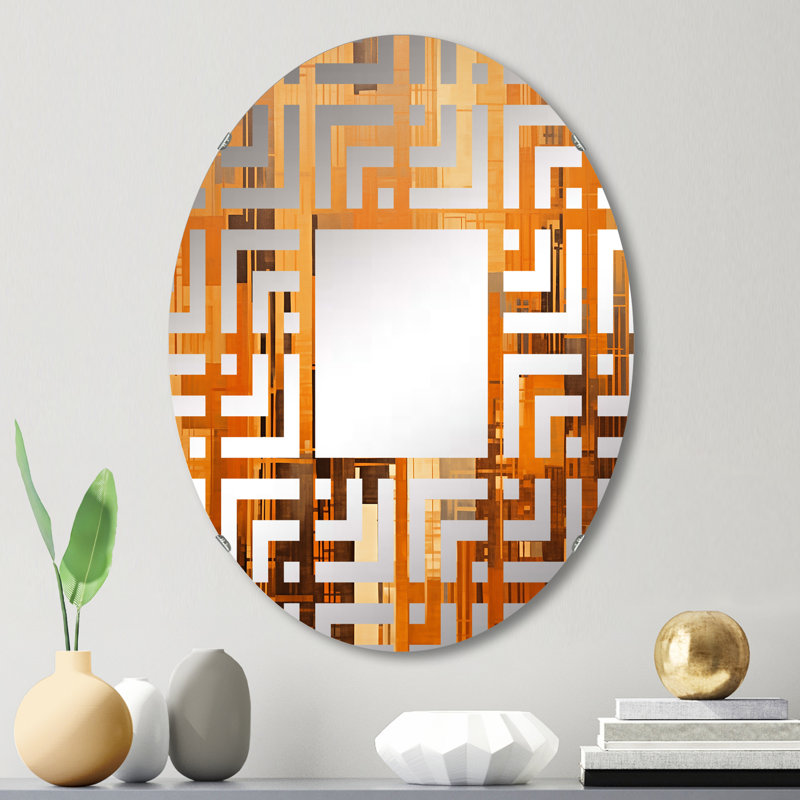 Miroir d'appoint Caramel Colonnes Skycrapers Dream, 29,5 po x 19,6 po