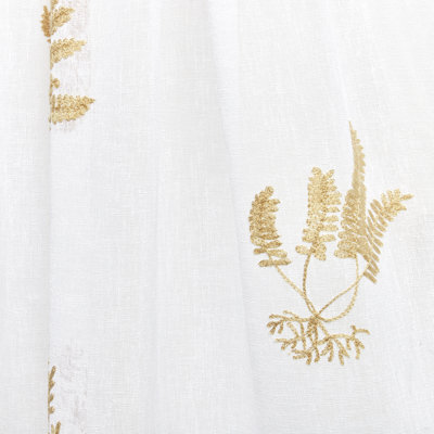 Nicole Miller New York Mabel Sheer Rod Pocket Curtain Panels Pair