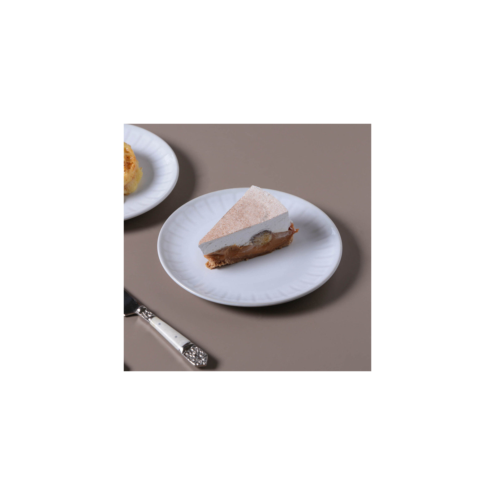 Coup Stoneware Magari Dessert Plate, Pearl