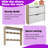 Entryway Shoe Cabinet: 3 Drop-Doors, 2 Drawers & Hanger