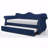 Upholstered Daybed, Velvet Wood Trundle Daybed-1169344475