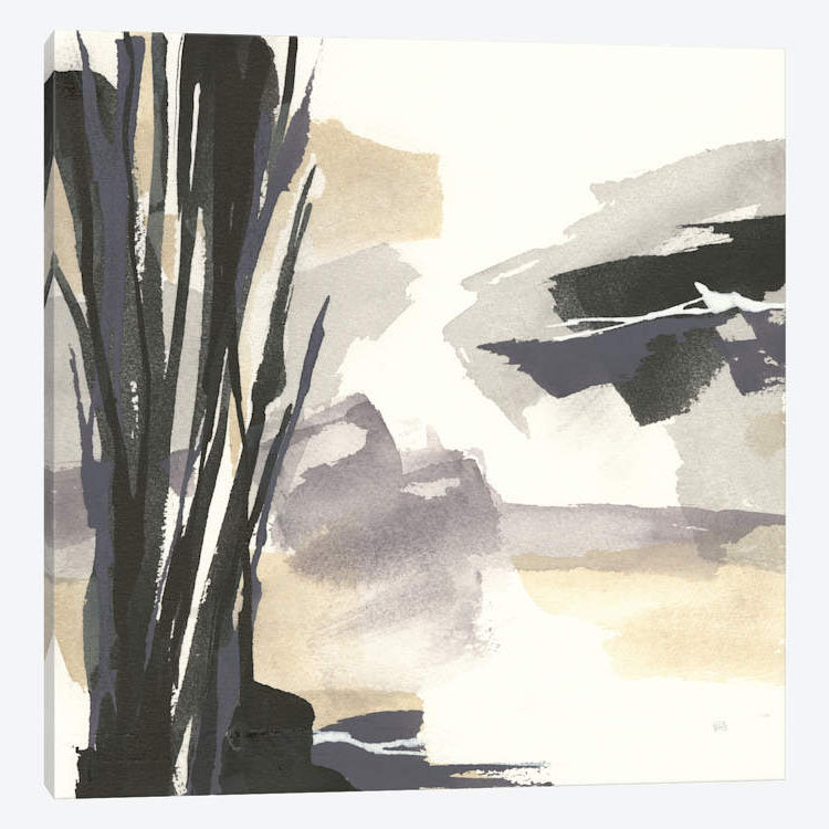 «Placid II», reproduction sur toile, H 37 po x l 37 po x P 1,5 po, Pas de tapis, Toile tendue