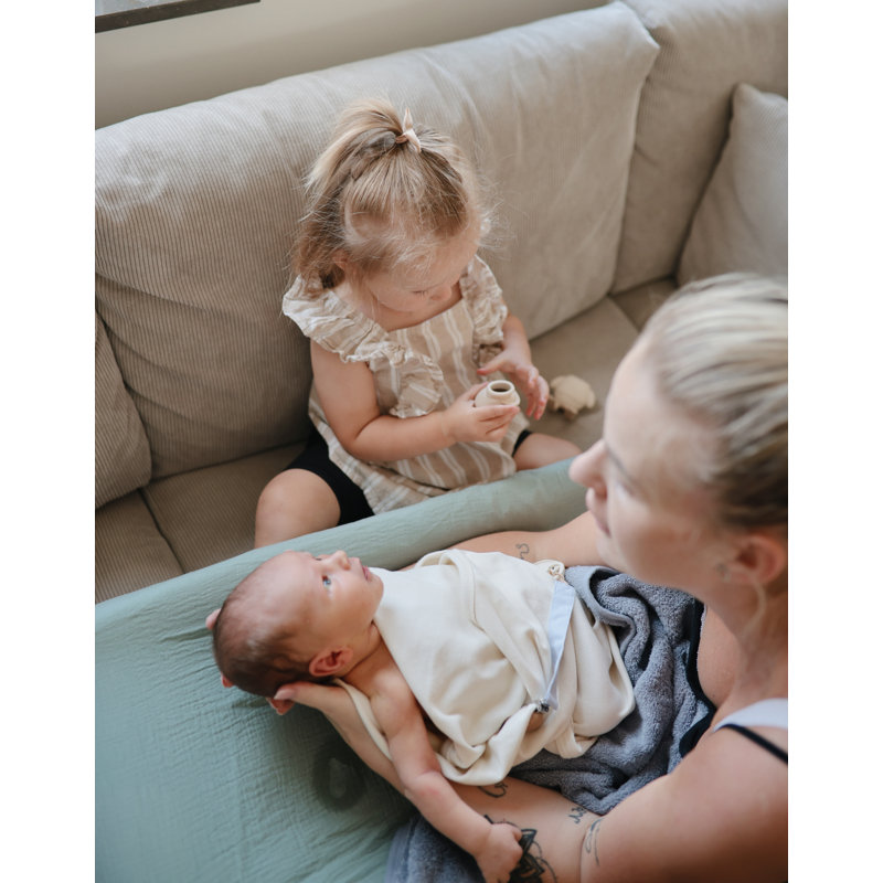 Changing Pad Cover, Roman Green
