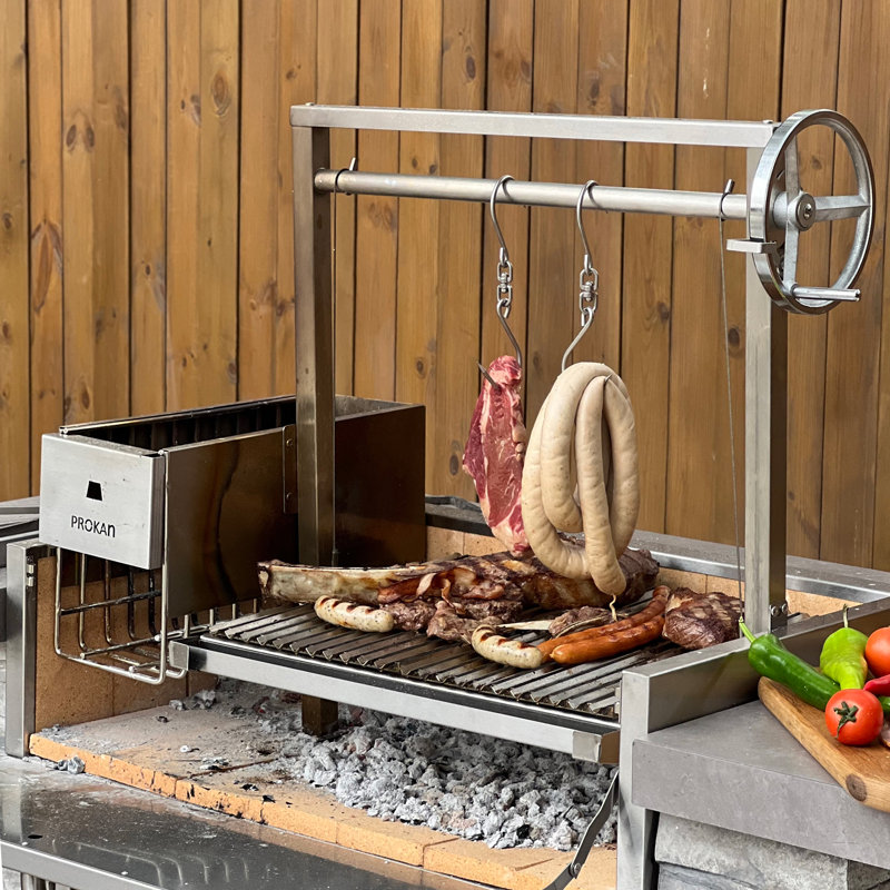 Barbecue au charbon de bois 36 po Infinity Ss304