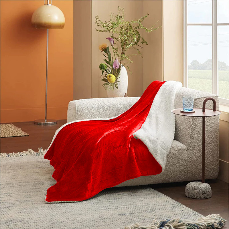 Heated Blanket, W21 x L40cm, Red