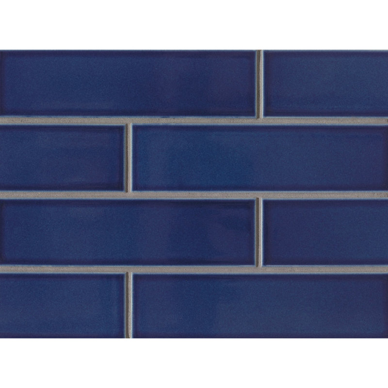 Reverie 2.5" x 9" Porcelain Subway Wall & Floor Tile, Tide