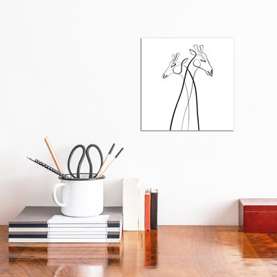 Giraffe by Dane Khy - Wrapped Canvas Gallery-Wrapped Canvas Giclée