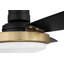 Ventilateur de plafond intelligent 52 po à 3 pales DEL avec ensemble d'éclairage inclus Medeea-1682052997