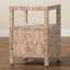 Table de chevet 2 tiroirs Catara