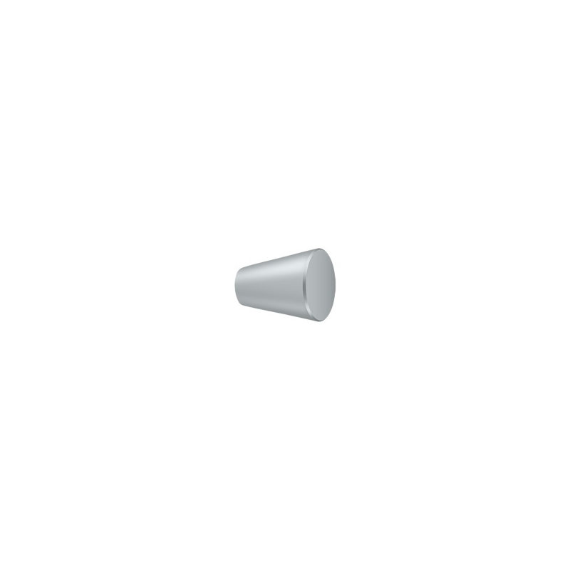 Conical Knob, Polished Brass, 0.75"