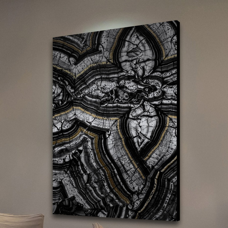 'Layer Fragments' Print on Metal, 45" H x 30" W x 1.5" D