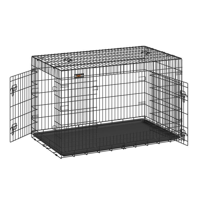 Metal Pet Crate with 2 Doors