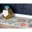 Tapis abstrait bleu / crème Higley-1269928187