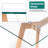 Diano 43.3" Narrow Console Table with Solid Wood Legs and Tempered Glass Top Desk-457000111