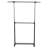 Metal Adjustable Rolling Clothing Rack