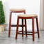 Tabouret 30 ", siège en cuir-519381957