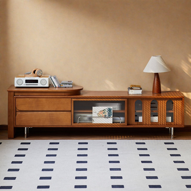 Meuble télé de salon de style moderne, 73.23"
