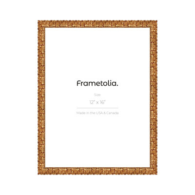 Frametolia Golden Age Vintage Wall Frame - 1-1/2" Width - No Mat