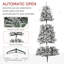 Arbre de Noël artificiel avec lumières préinstallées