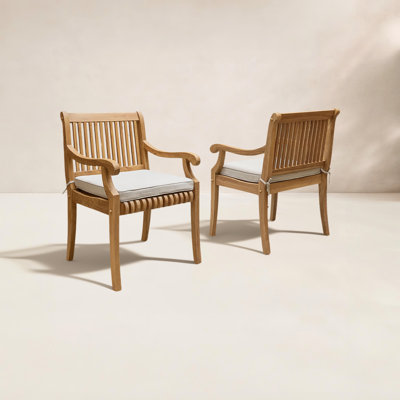Caterina Teak Patio Armchair with Cushion