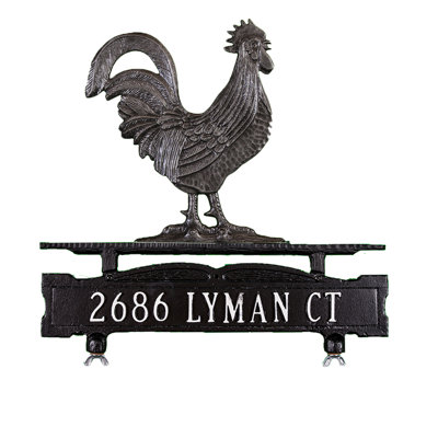 Metal Mailbox Sign