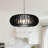 6 - Light Wood Caged Crystal Dimmable Chandelier