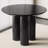 46.06" Modern Round Black Dining Table Set with 4 Chairs for Kitchen, Bar, Living Room, Small Space-374086740-374086780
