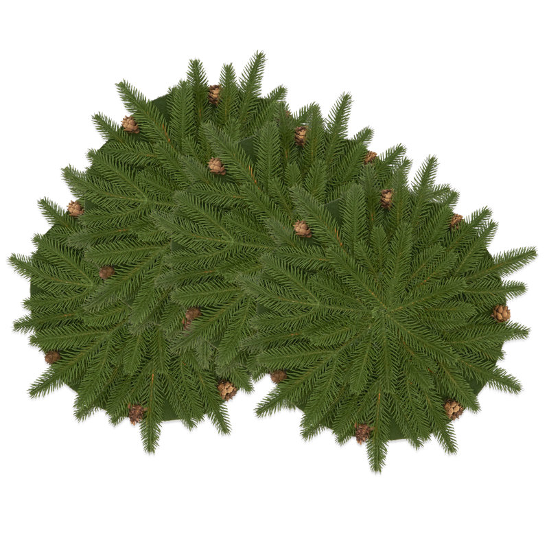 Napperon Forest Harvest Pinecone (ensemble de 4)