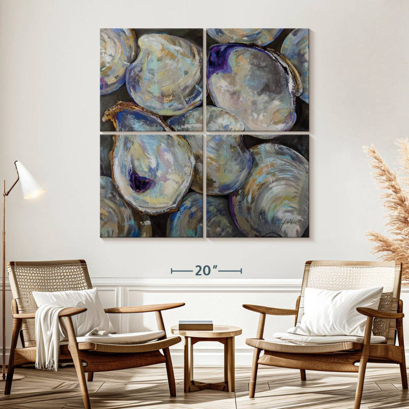 Brampt Lost Oyster, 57" H x 57" W