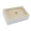 Lavabo de salle de bain rectangulaire en céramique blanche 19,63 "X 13,69"