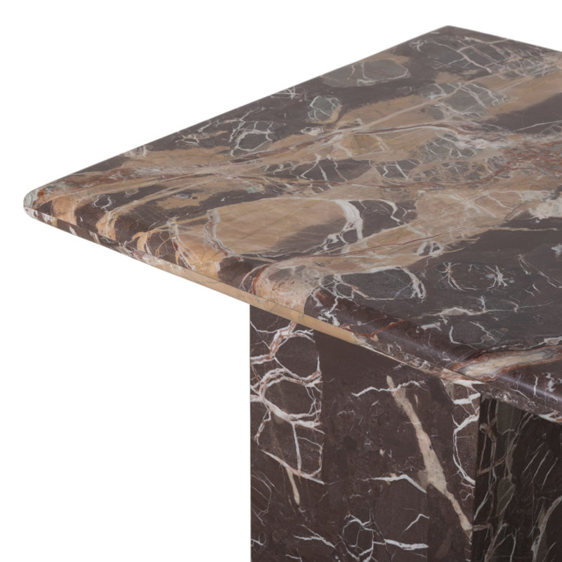 Arum Marble Writing Desk, Merlot