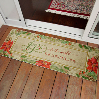 Toolleen Non-Slip Christmas Outdoor Doormat
