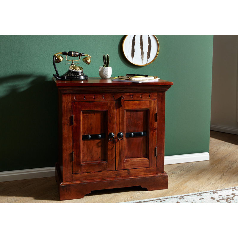 Oxford Solid Wood 65 cm W Chest of Drawers, Nougat