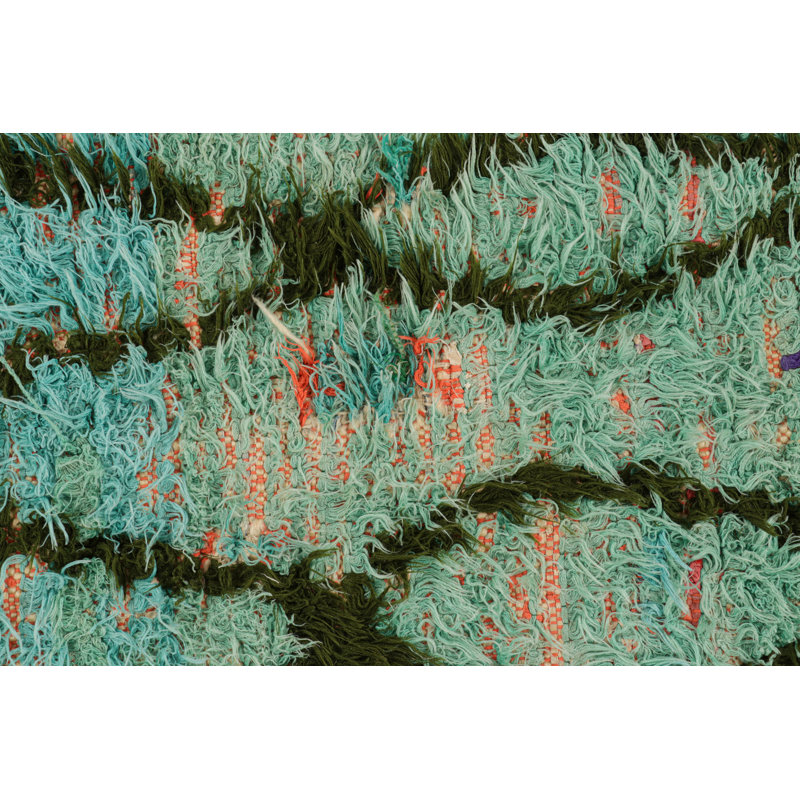 Hand Knotted Wool Geometric Area Rug