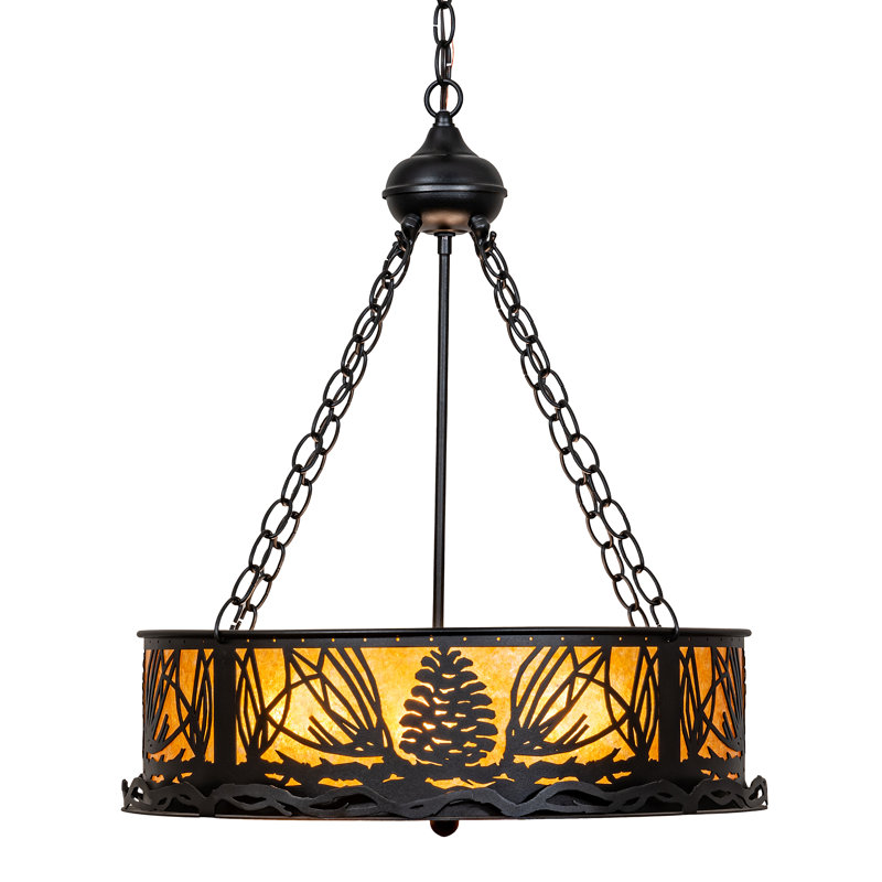 Sid 4 - Light Pendant, Black, 35" H x 22" W x 22" D