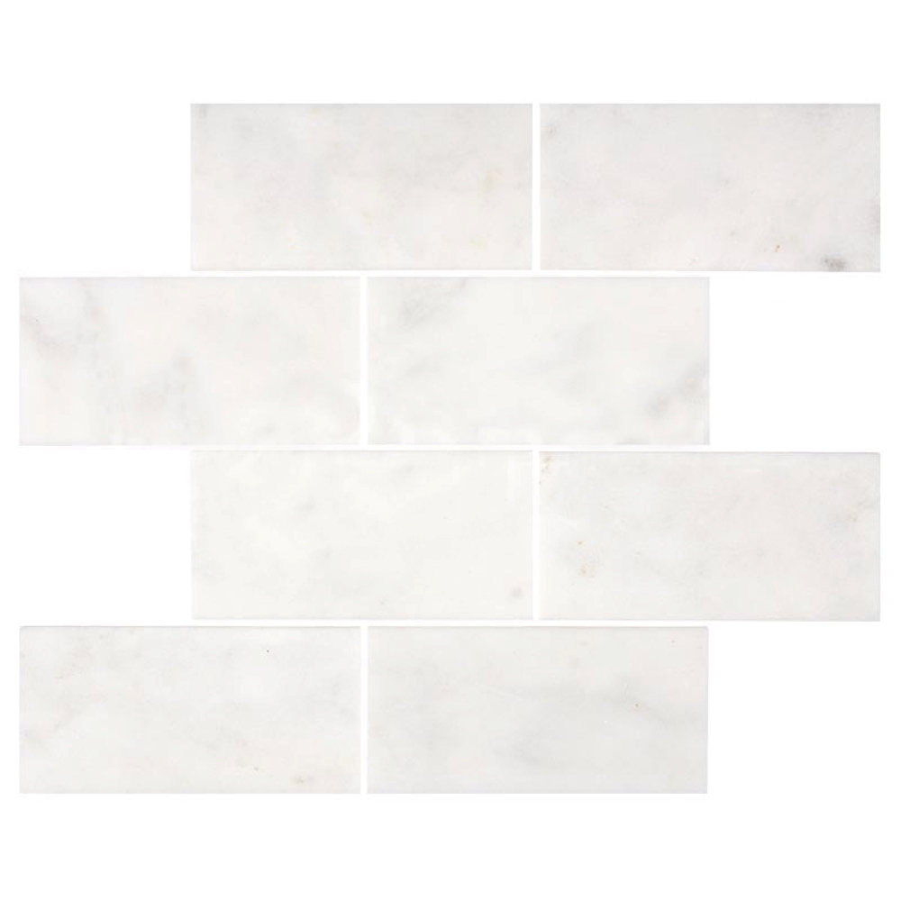Stone & Tile Shoppe, Inc. 12" x 12" Marble Marble Look Wall & Floor