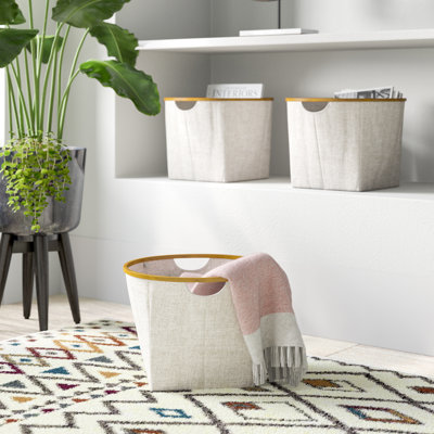Ensemble de paniers en tissu