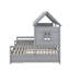 Lit plateforme simple avec 2 tiroirs pour lits partagés-1093118143