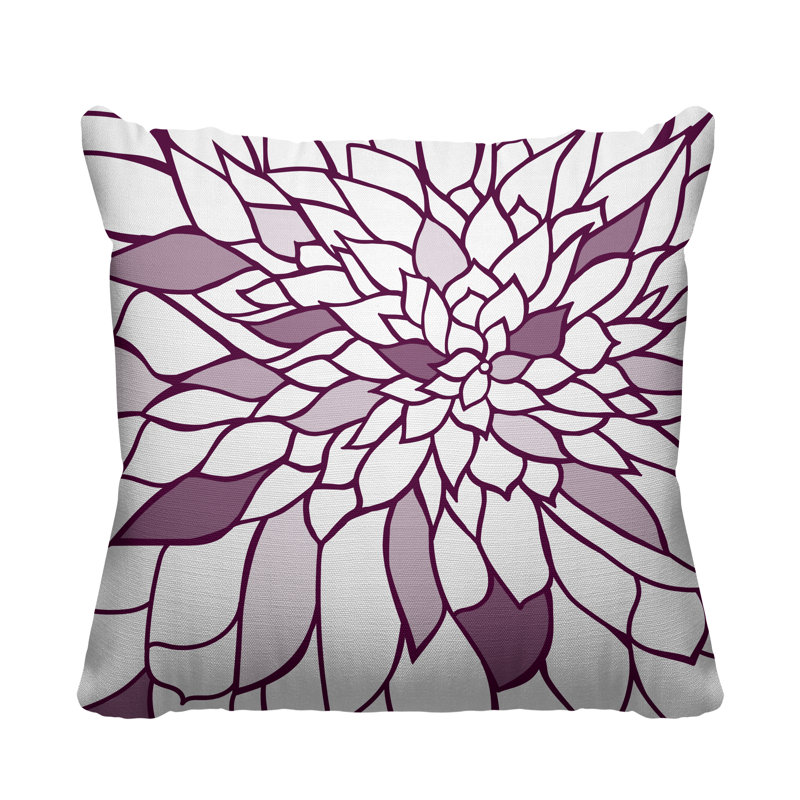Coussin Romi, Mauve, 19 po x 19 po