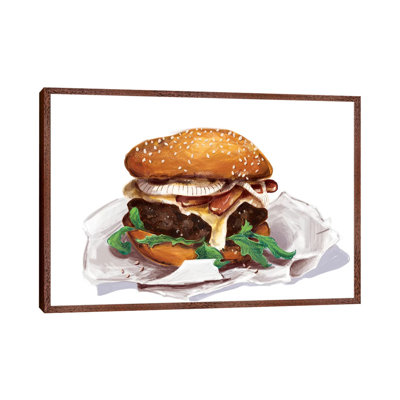 Bacon Burger by Amber Day - Painting on Canvas