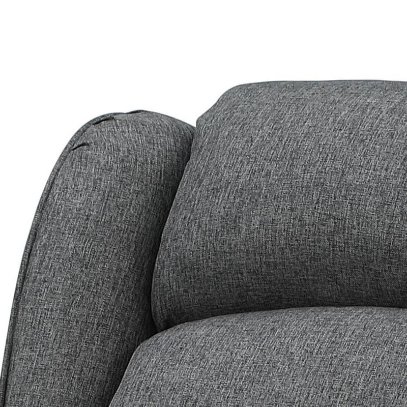 Fabien Gray Fabric Rocking Chair