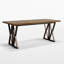 Metal Base Dining Table-1726927315